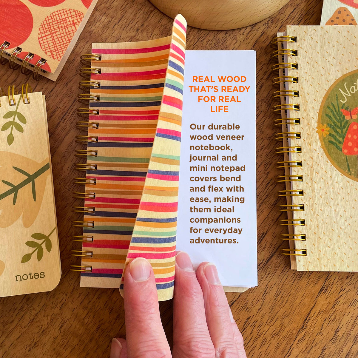Camping Critters Wood Journal