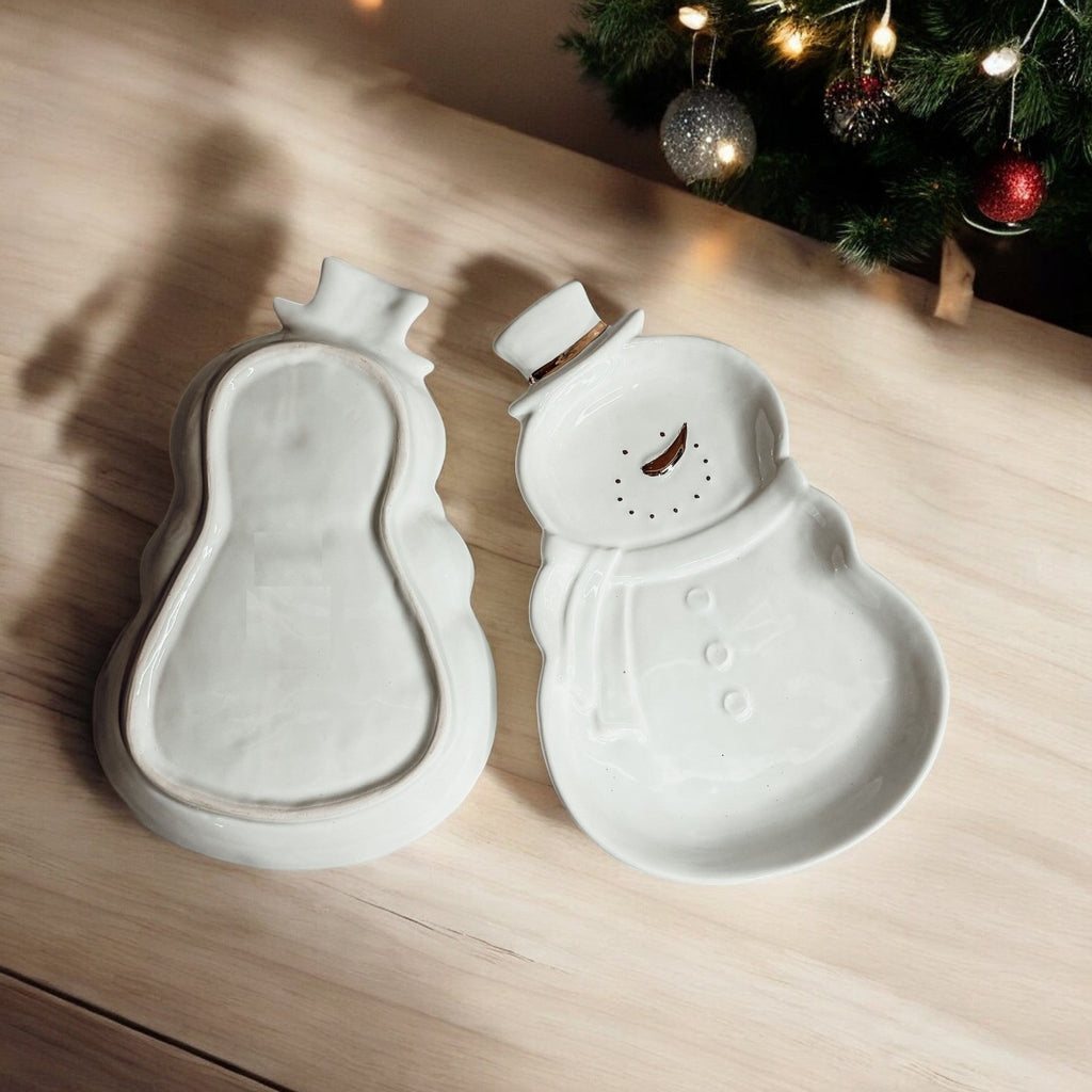 Snowman Dish