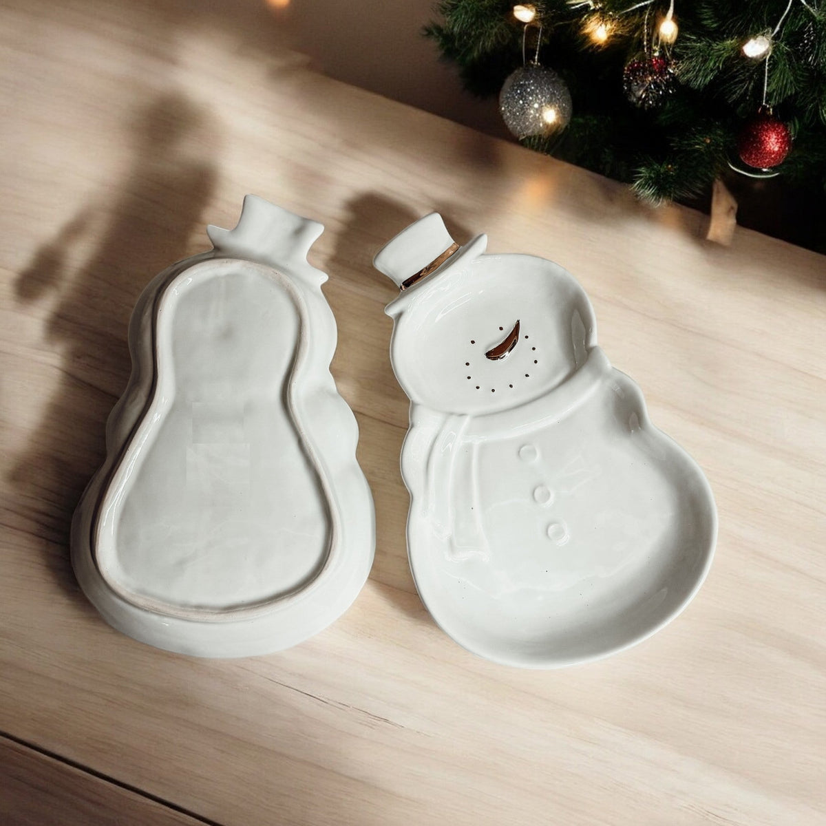 Snowman Dish