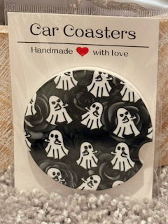 Flippin' Ghosts Car Coaster