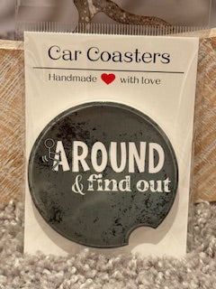 FAFO Ceramic Car Coaster