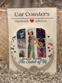 Gracie Abrams Ceramic Car Coaster