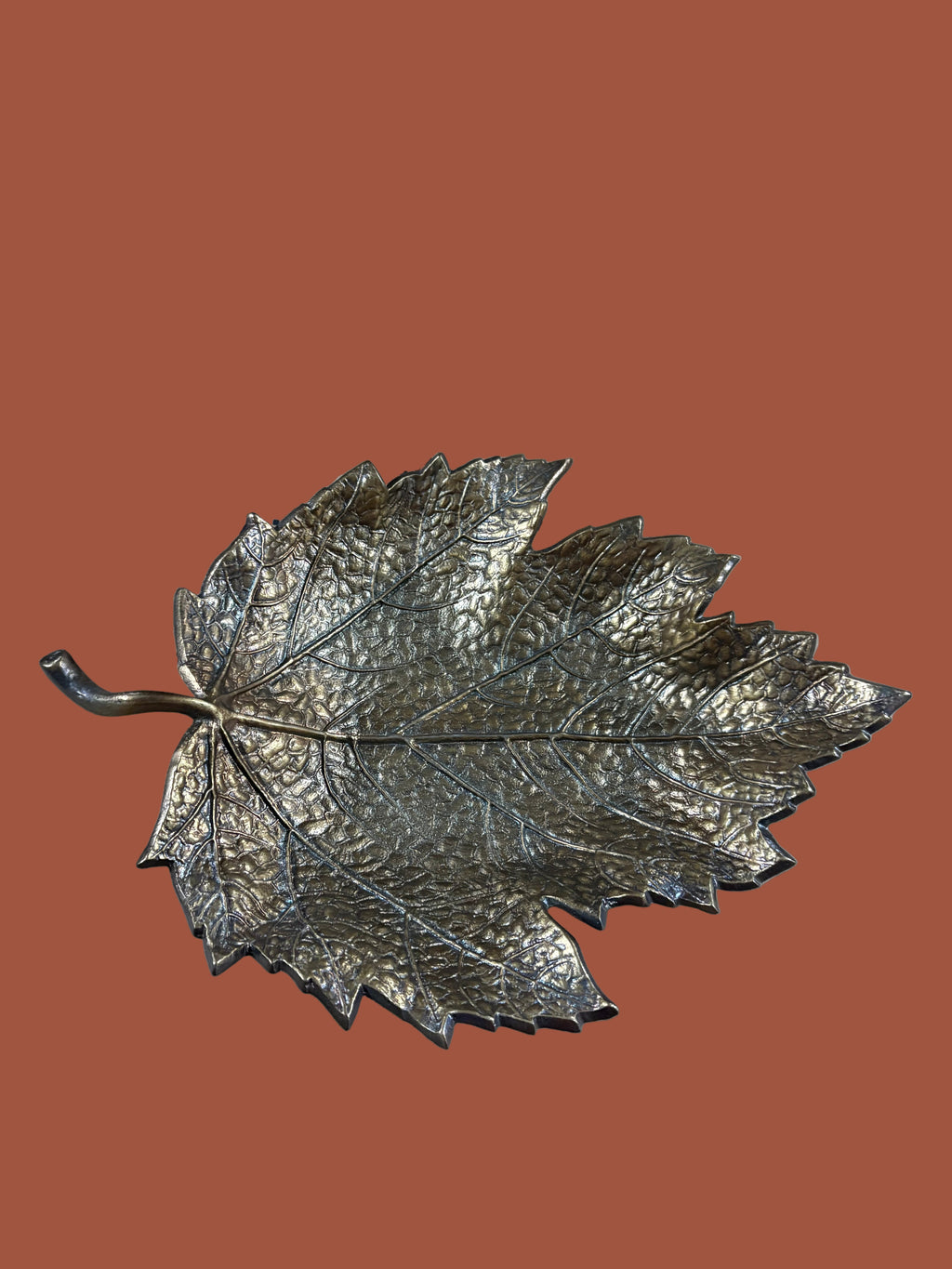 Antique Gold Leaf Dish