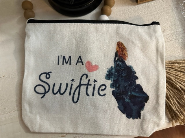 I'm a Swiftie - Taylor Swift Canvas Makeup / Cosmetic Bag