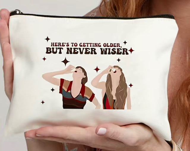 Swiftie Bags Taylor Swift Canvas Makeup / Cosmetic Bag