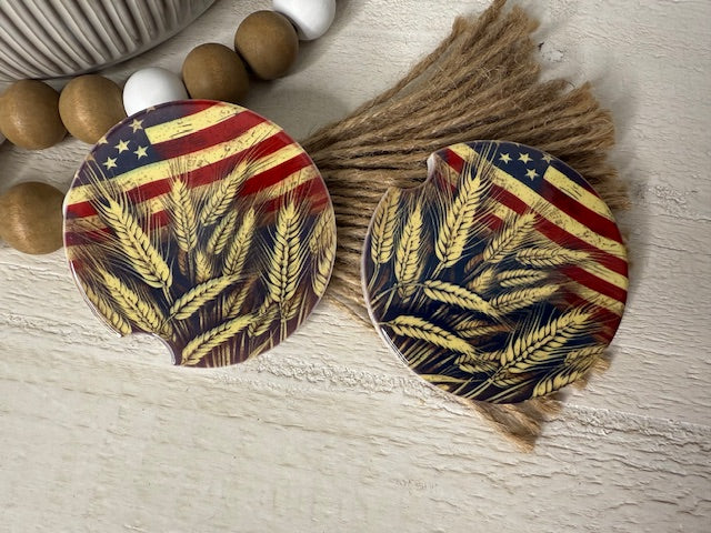 American Wheat Car Coaster