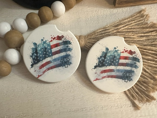 EMS Ceramic Car Coaster