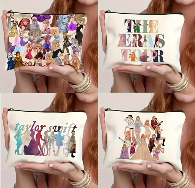 Taylor Swift Canvas Makeup / Cosmetic Bag
