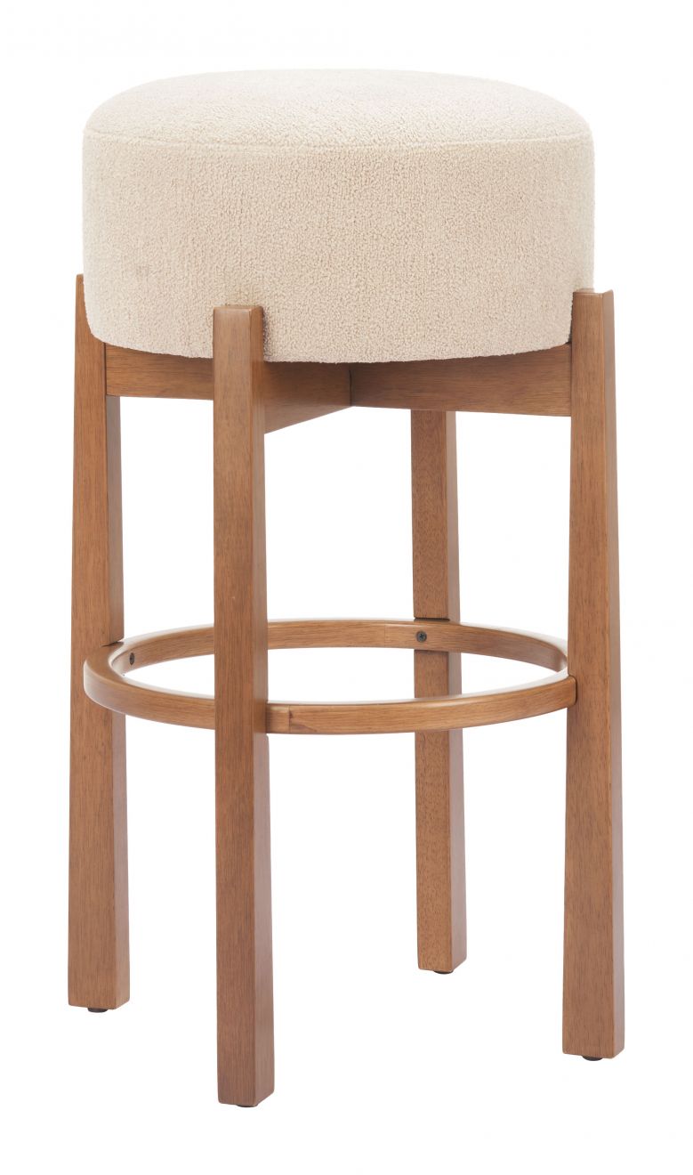 Nade Textured Fabric Barstool 2PC