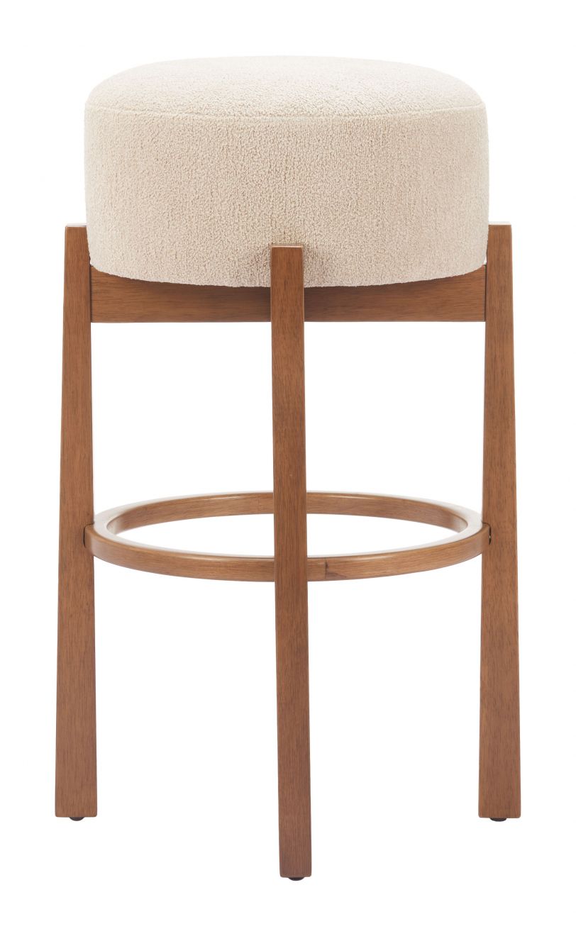 Nade Textured Fabric Barstool 2PC