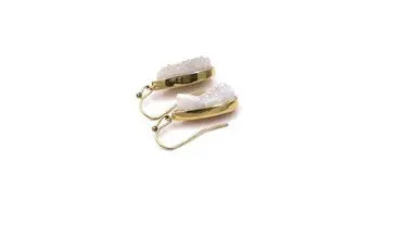 Kinsley Armelle Stone Collection - Petite Quartz Drop Earrings