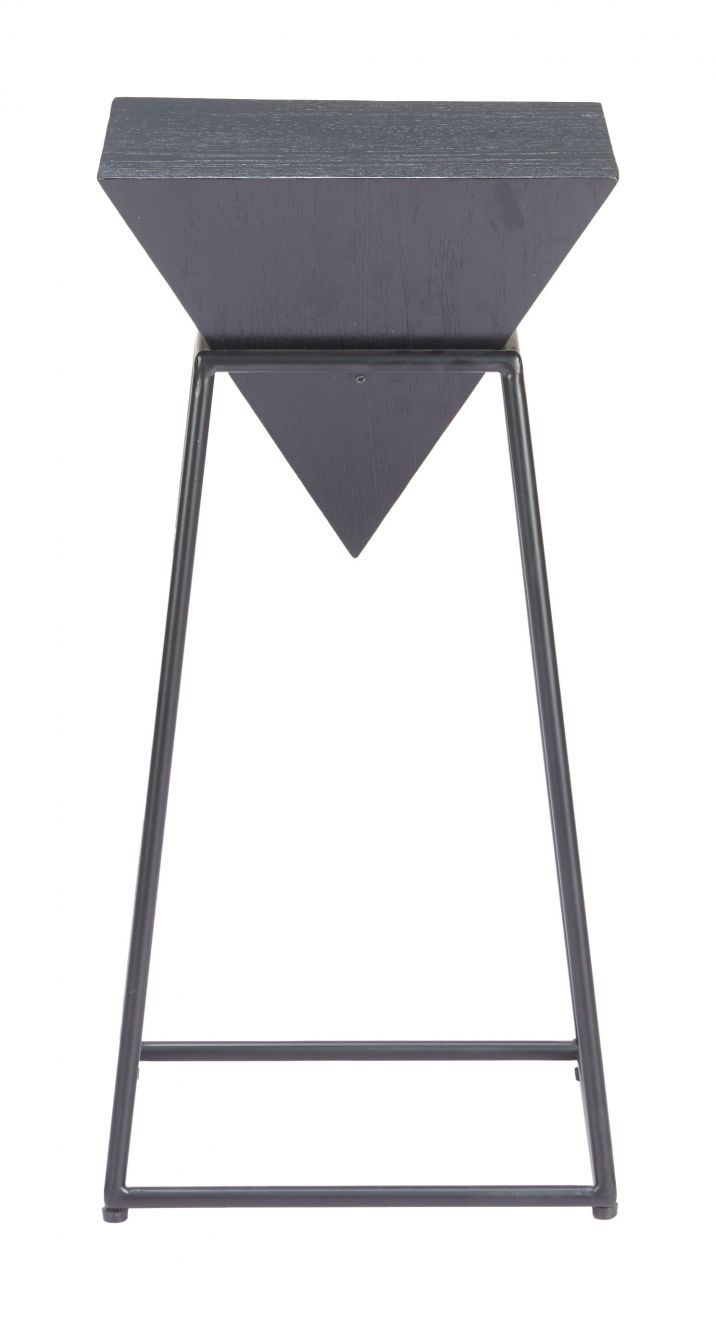 Pira Steel Base Black Side Table