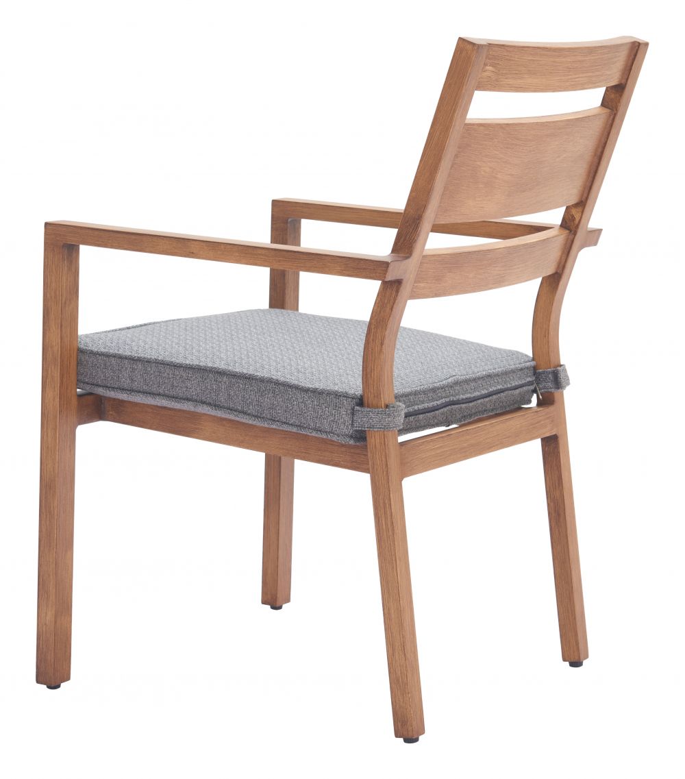 Rader Olefin Fabric Outdoor Dining Chair 2PC