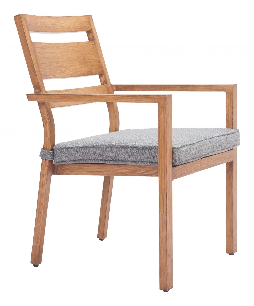 Rader Olefin Fabric Outdoor Dining Chair 2PC