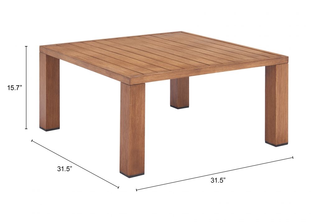 Regels Aluminum Outdoor Coffee Table