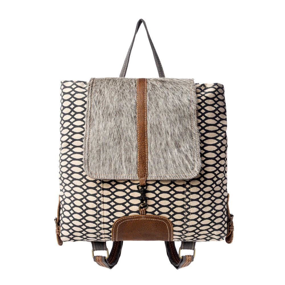 Honey Bee Print Backpack Bag
