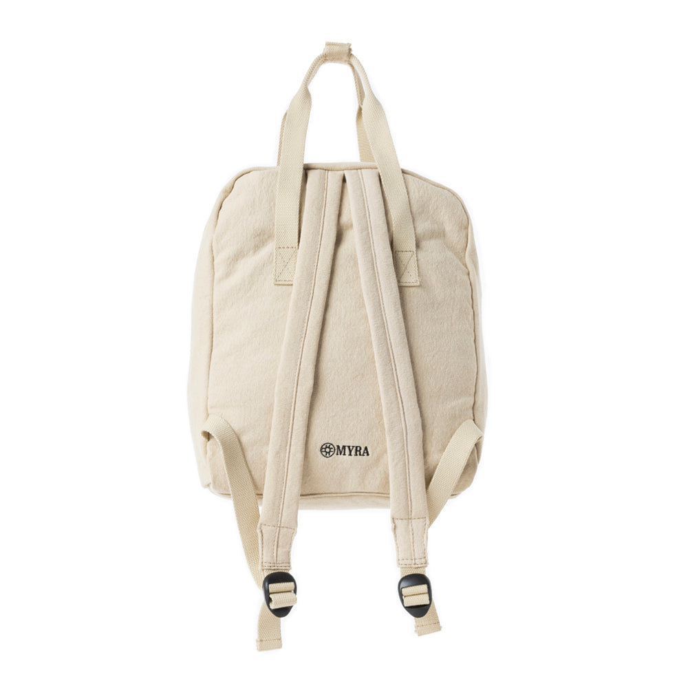 Pioneer Trek Canvas Backpack Bag in Beige