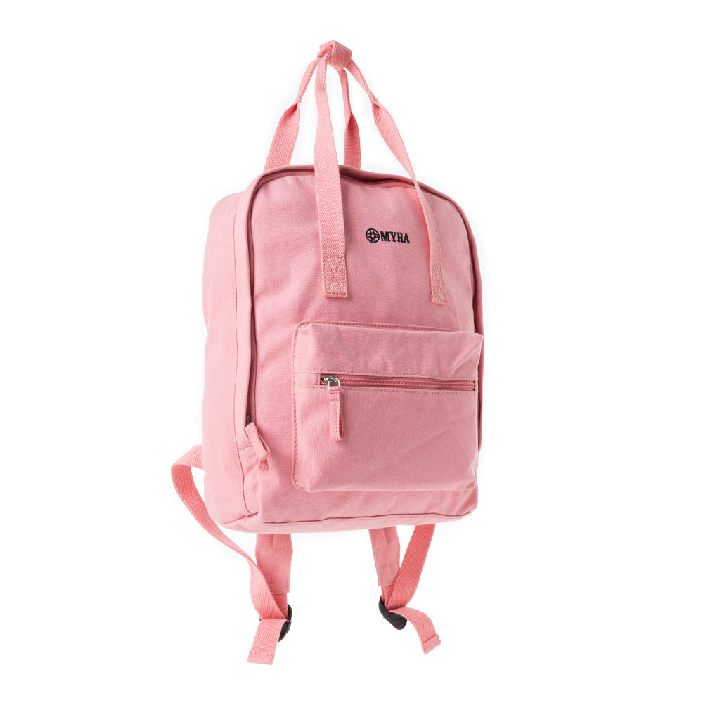 Pioneer Trek Canvas Backpack Bag in Pink