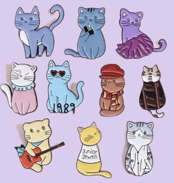 Eras Tour Cats Taylor Swift Pin / Brooch