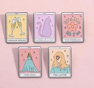 Tarot Cards T.S. Pin / Brooch