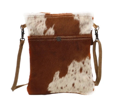 White & Cocoa Small & Crossbody Myra Bag