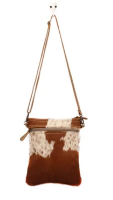 White & Cocoa Small & Crossbody Myra Bag