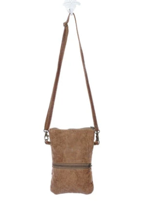 White and Brown Crossbody Myra Bag