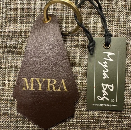 Flowering Love Hand Tooled Leather Key Fob Myra Bag