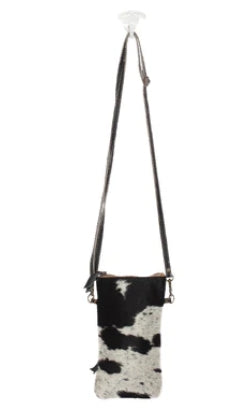 Black and White Cross Body Myra Bag