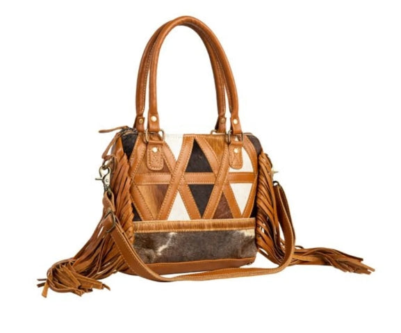 Dakota Plains Hair-on Hide Fringed Concealed Carry Myra Bag