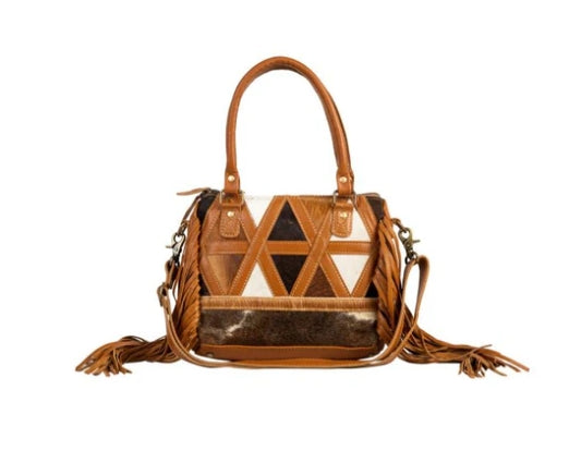 Dakota Plains Hair-on Hide Fringed Concealed Carry Myra Bag