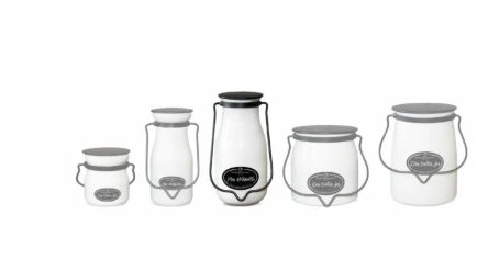 14 oz Milkbottle Candle: Cotton Blossom