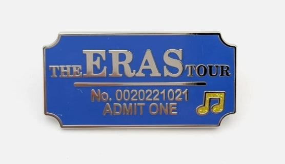 The Eras Tour Ticket T.S. Pin / Brooch