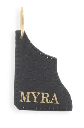 Darcie Pathway Hand-tooled Leather Key Fob Myra Bag