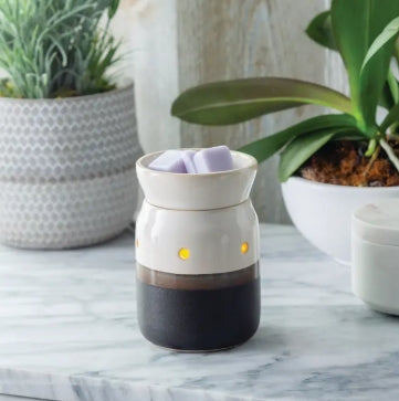 Midsize Illumination Fragrance Warmer- Ivory & Iron