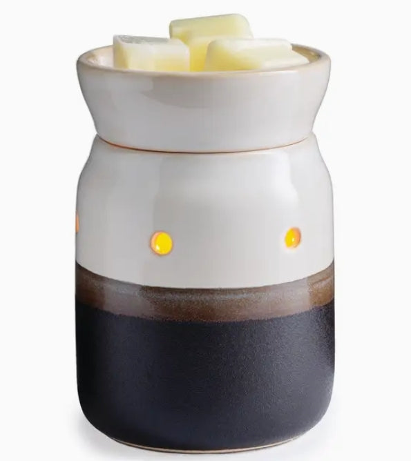 Midsize Illumination Fragrance Warmer- Ivory & Iron
