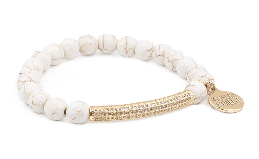 Kinsley Armelle Khaki Bracelet Glitz Collection
