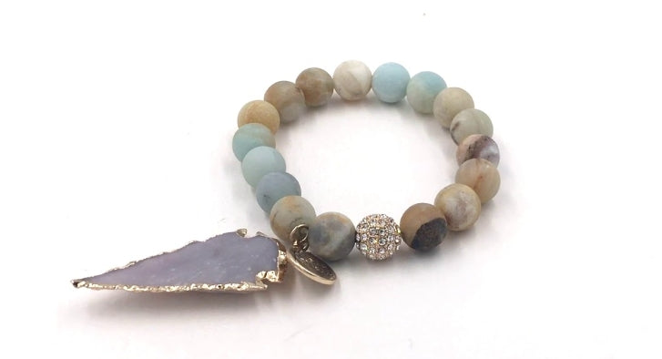Kinsley Armelle Solar Bracelet Jaspar Collection