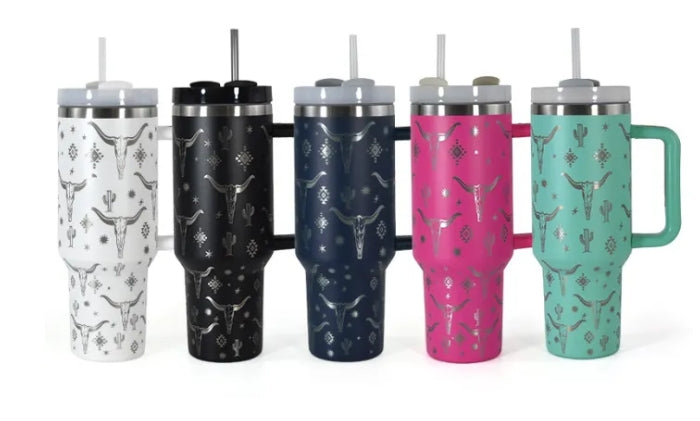 40 oz Western Tumbler