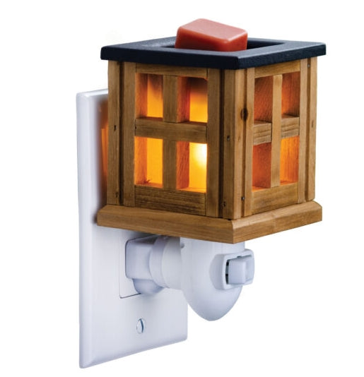Pluggable Fragrance Warmers - Wood Lantern