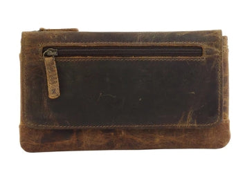 Oak Fire Leather and Hairon Wallet Myra Bag