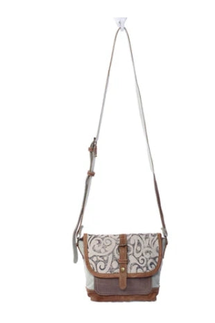 Leaf Print Small & Crossbody Bag Myra Bag