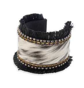 Coal Ridge Hair-on Hide Cuff Bracelet Myra Bag