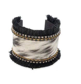 Coal Ridge Hair-on Hide Cuff Bracelet Myra Bag