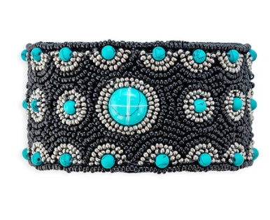 Corsikka Beaded Cuff Bracelet Myra Bag