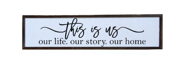 This is Us Wood Sign