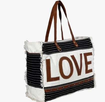 Letters of Love Weekender Myra Bag