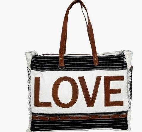 Letters of Love Weekender Myra Bag