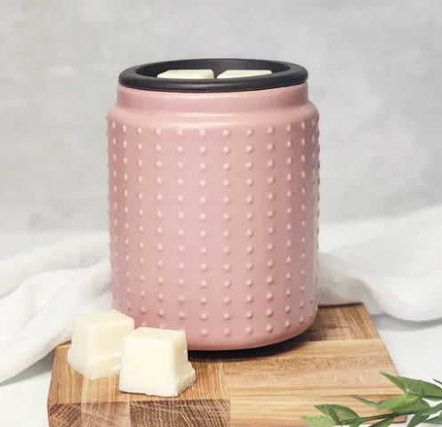 IllumiScents Flip Dish Wax Warmer + 2.5 oz Paris Nights Wax Melt + 2.5 oz Sunkissed Honeysuckles Wax Melt - Candle Warmers
