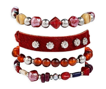 Garnet Hill Point Stacked Bracelet Myra Bag